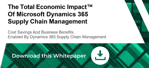 D365E - TEI of Supply Chain Whitepaper